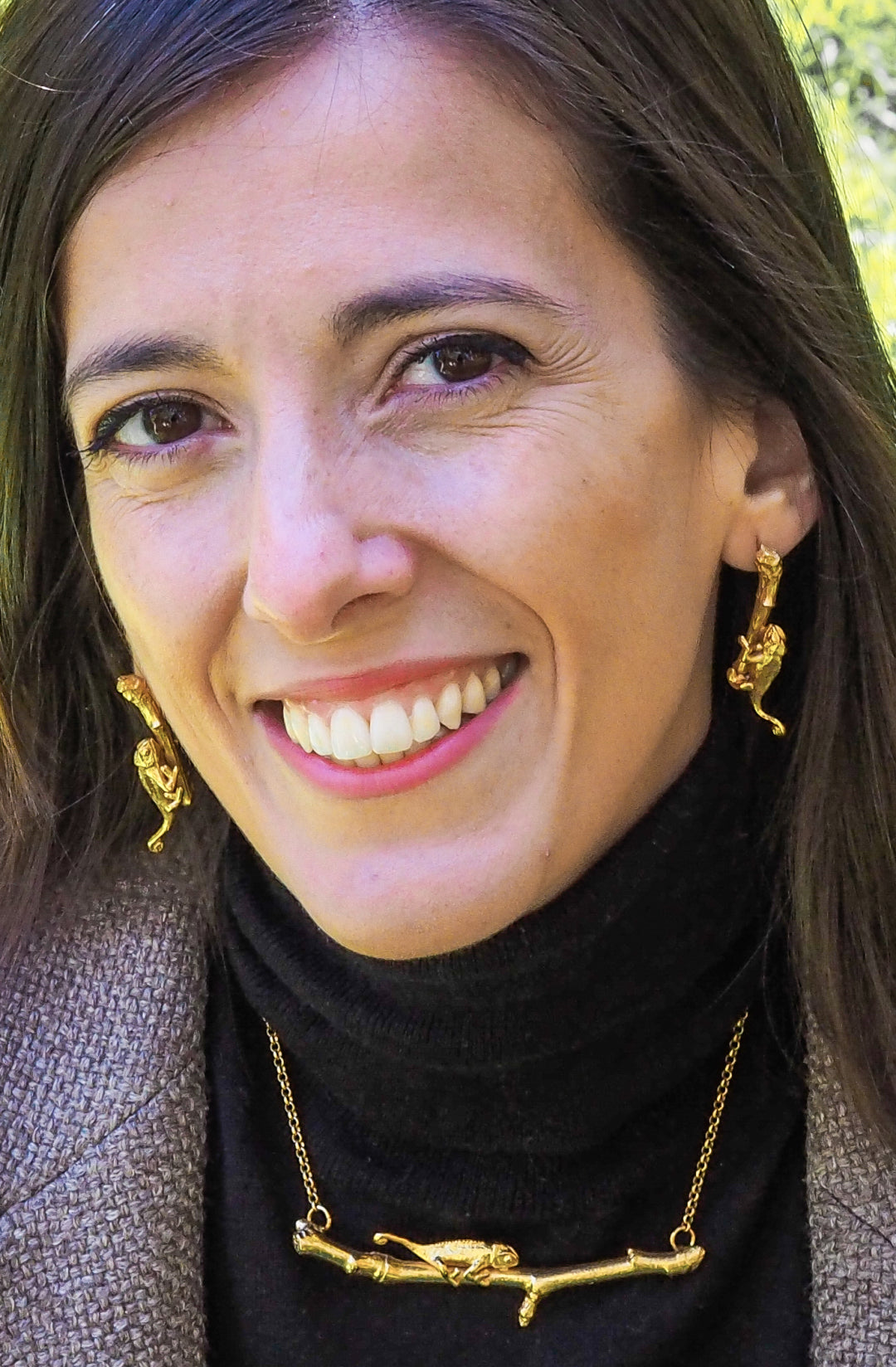 PENDIENTES CAMALEÓN